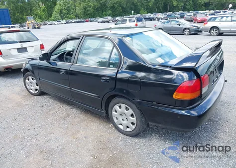 1998 Honda Civic Lx из США, поврежденный, VIN 2HGEJ6676WH615913